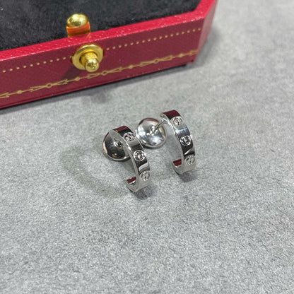 [Luxe Jewelry]LOVE EARRINGS 2.65 MM NO DIAMOND SMALL