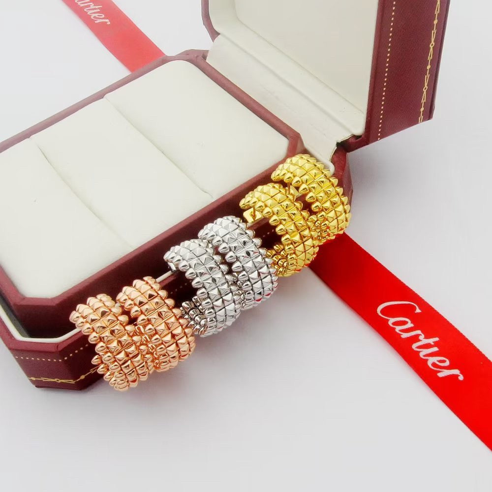 [Luxe Jewelry]CLASH 9.2MM DOUBLE ROW EARRINGS