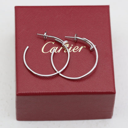 [Luxe Jewelry]JUSTE HALF DIAMOND LARGE EARRINGS