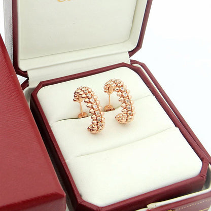 [Luxe Jewelry]CLASH FULL DIAMOND MEDIUM EARRINGS