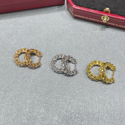 [Luxe Jewelry]CLASH MINI HOOP EARRINGS