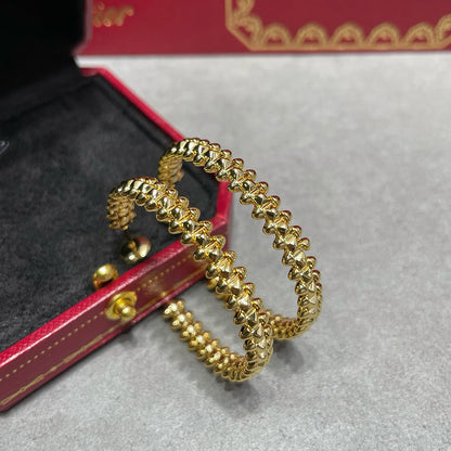 [Luxe Jewelry]CLASH HOOP LARGE EARRINGS