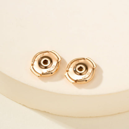 [Luxe Jewelry]JUSTE HALF DIAMOND DOUBLE EARRINGS