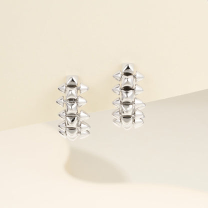 [Luxe Jewelry]CLASH MINI HOOP EARRINGS
