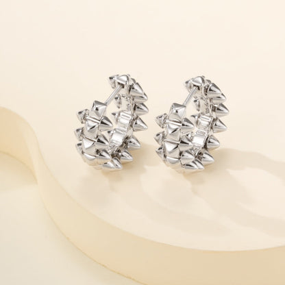 [Luxe Jewelry]CLASH MINI HOOP EARRINGS