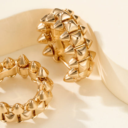 [Luxe Jewelry]CLASH MINI HOOP EARRINGS