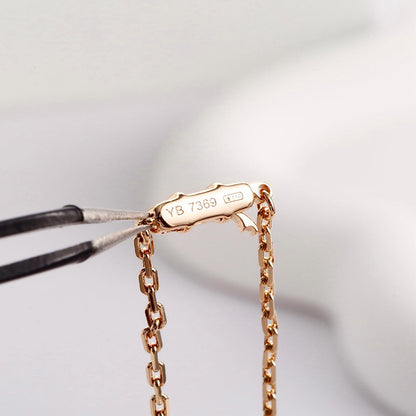 [Luxe Jewelry]LOVE NECKLACE 16MM  FULL DIAMOND