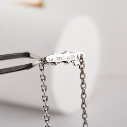 [Luxe Jewelry]LOVE NECKLACE 16MM  FULL DIAMOND