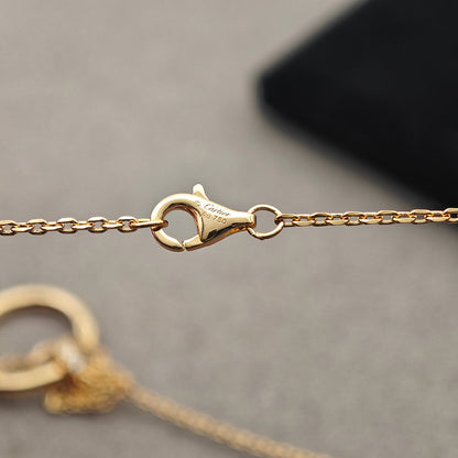 [Luxe Jewelry]JUSTE NECKLACE HALF DIAMOND