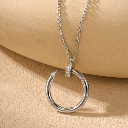 [Luxe Jewelry]JUSTE NECKLACE HALF DIAMOND