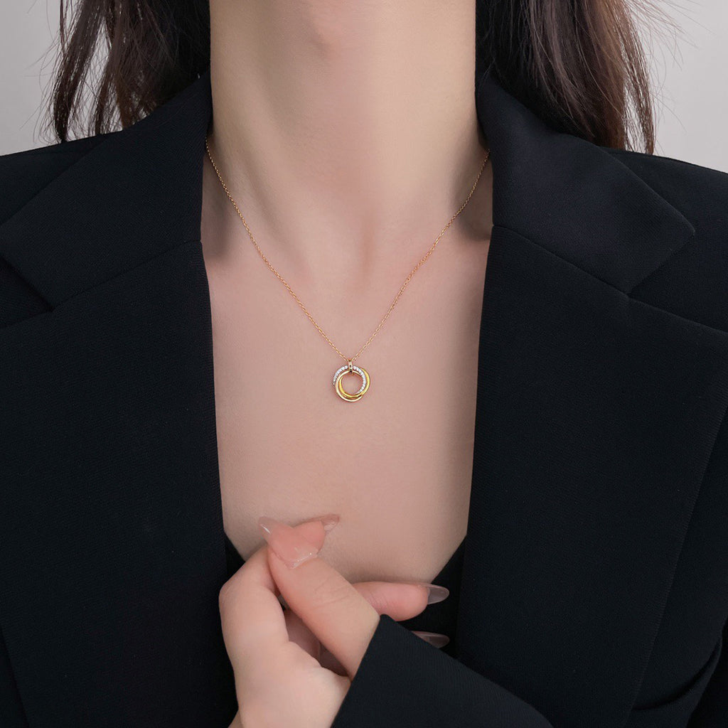 [Luxe Jewelry]TRINITY SMALL NECKLACE