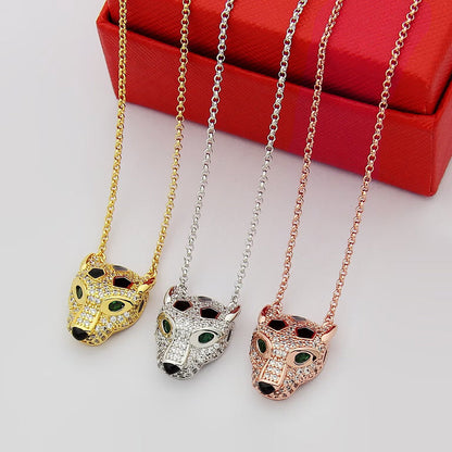 [Luxe Jewelry]PANTHERE FULL DIAMOND NECKLACE