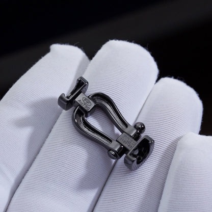 [LUXE NOBLE]フォース ラージシリーズ ホースシュー ブラック サムライ ブレスレット