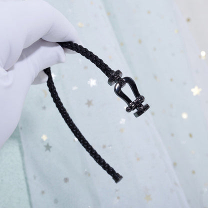 [LUXE NOBLE]フォース ラージシリーズ ホースシュー ブラック サムライ ブレスレット