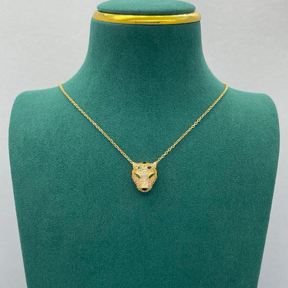 [Luxe Jewelry]PANTHERE FULL DIAMOND NECKLACE