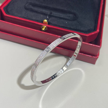 [Luxe Jewelry]LOVE BRACELET 3.65MM DIAMOND-PAVED