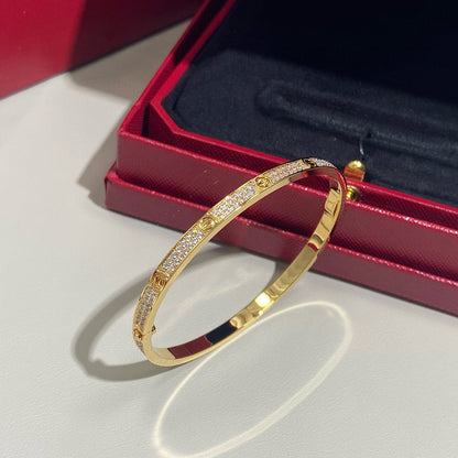 [Luxe Jewelry]LOVE BRACELET 3.65MM DIAMOND-PAVED