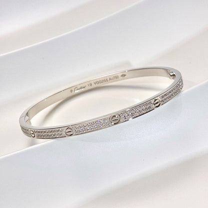 [Luxe Jewelry]LOVE BRACELET 3.65MM DIAMOND-PAVED
