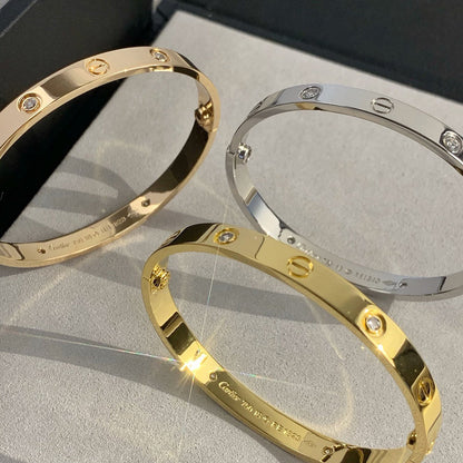 [Luxe Jewelry]LOVE BRACELET 6.1MM 4 DIAMONDS