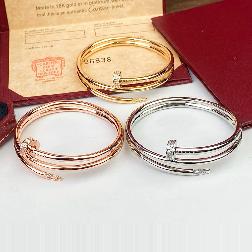 [Luxe Jewelry]JUSTE BRACELET 3.5MM DOUBLE ROW DIAMOND