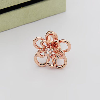 [Luxe JURI] FLOWERLACE RING 5 DIAMONDS