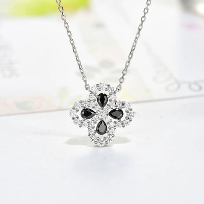 [LUXE NOBLE]LOOP NECKLACE FULL MOTIF DIAMOND 16MM MULTIPLE COLORS