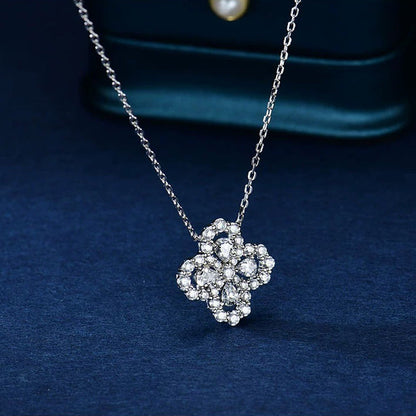 [LUXE NOBLE]LOOP NECKLACE FULL MOTIF DIAMOND 16MM MULTIPLE COLORS