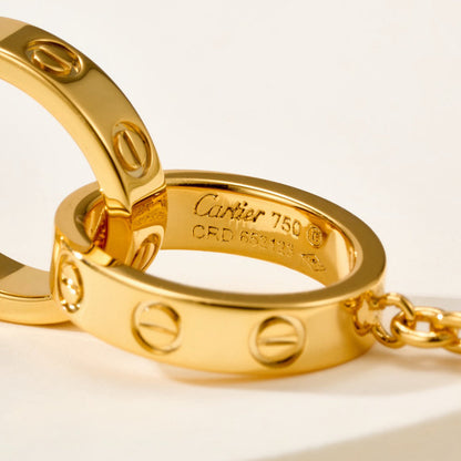 [Luxe Jewelry]LOVE BRACELET DOUBLE RING
