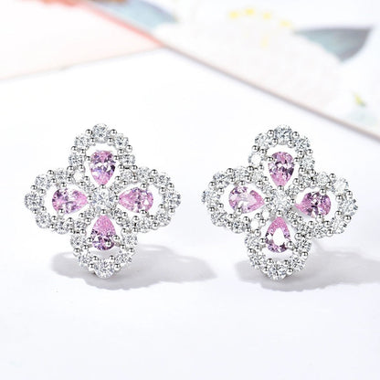 [LUXE NOBLE]LOOP EARRINGS FULL MOTIF DIAMOND 16MM