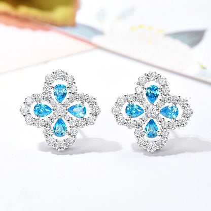 [LUXE NOBLE]LOOP EARRINGS FULL MOTIF DIAMOND 16MM