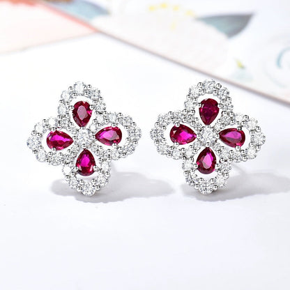 [LUXE NOBLE]LOOP EARRINGS FULL MOTIF DIAMOND 16MM