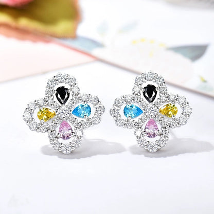 [LUXE NOBLE]LOOP EARRINGS FULL MOTIF DIAMOND 16MM