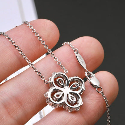 [LUXE NOBLE]LOOP NECKLACE FULL MOTIF DIAMOND 16MM MULTIPLE COLORS