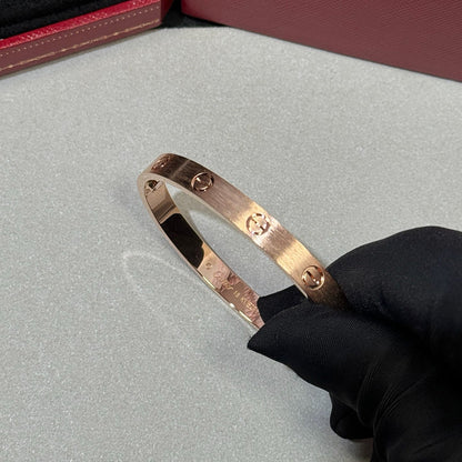 [Luxe Jewelry]LOVE BRACELET 6.1MM BRUSHED