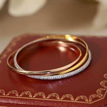 [Luxe Jewelry]TRINITY 2.8MM SMALL BRACELET