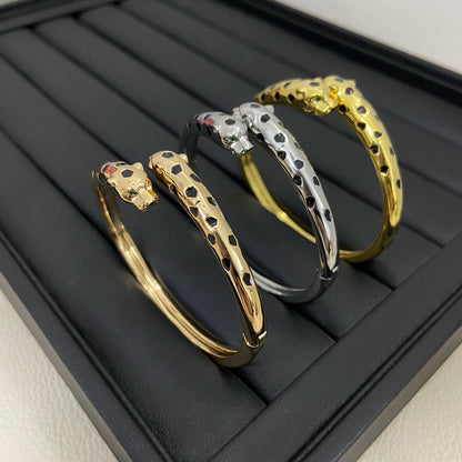 [Luxe Jewelry]PANTHERE DOUBLE HEADED OPEN BRACELET