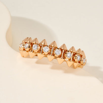[Luxe Jewelry]CLASH 6.8MM DIAMOND MEDIUM RING