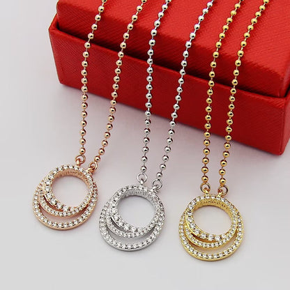 [Luxe Jewelry]ETINCELLE  FULL DIAMOND NECKLACE