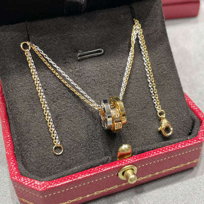 [Luxe Jewelry]LOVE 6 DIAMOND PENDANT NECKLACE