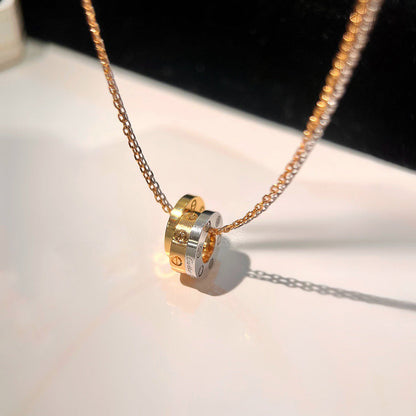 [Luxe Jewelry]LOVE 6 DIAMOND PENDANT NECKLACE