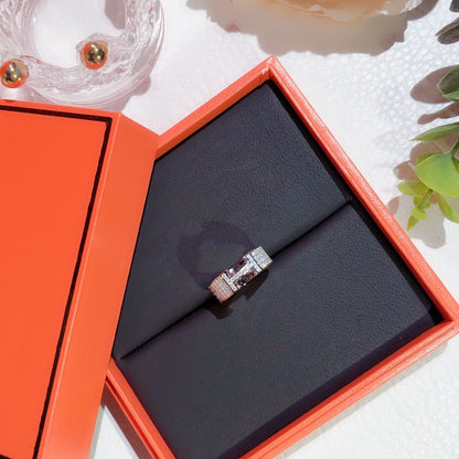 [LUXE NOBLE]Hリング フルダイヤモンド