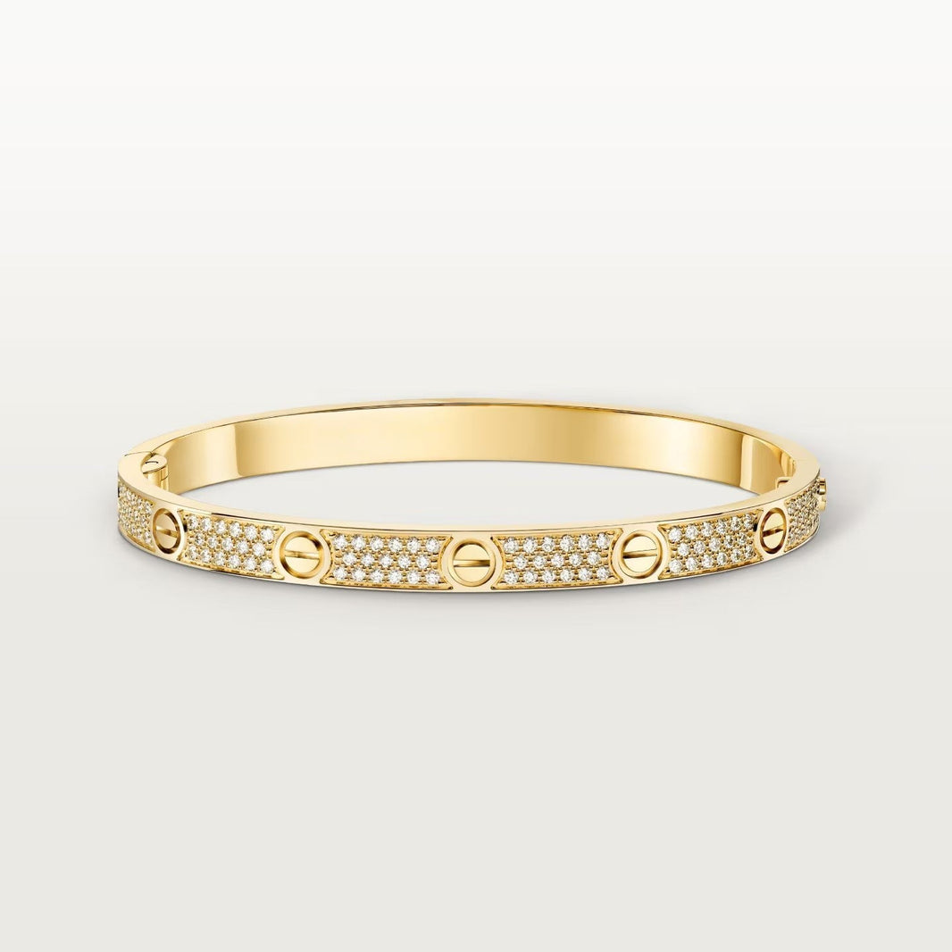 [Luxe Jewelry]LOVE BRACELET 4.8MM DIAMOND-PAVED