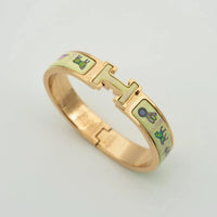 [LUXE NOBLE]H PINK GOLD BRACELET CREAM CERAMIC