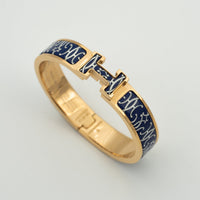 [LUXE NOBLE]H BRACELET BLACK MULTICOLOR