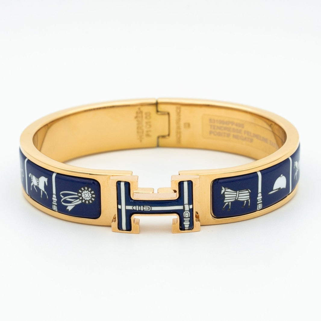 [LUXE NOBLE]H BRACELET BLUE CERAMIC