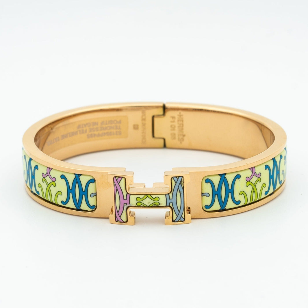[LUXE NOBLE]H BRACELET BEIGE MULTICOLOR