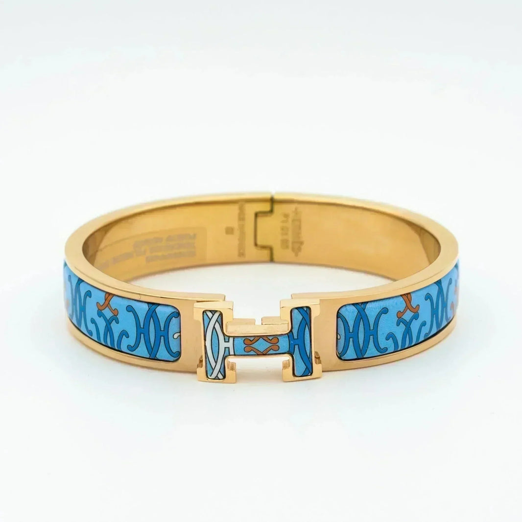 [LUXE NOBLE]H BRACELET BLUE MULTICOLOR