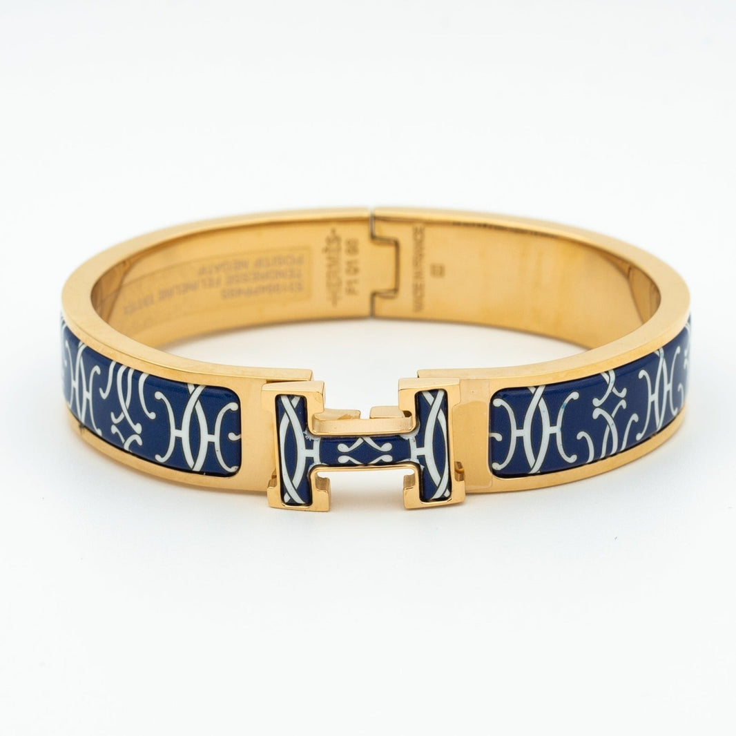 [LUXE NOBLE]H BRACELET BLACK MULTICOLOR