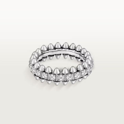 [Luxe Jewelry]CLASH 6.4MM SMALL FULL DIAMOND RING