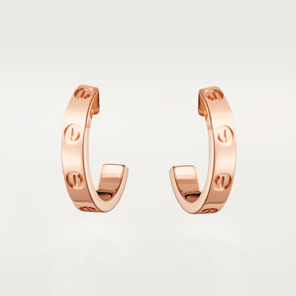 [Luxe Jewelry]LOVE EARRINGS 2.65 MM NO DIAMOND SMALL